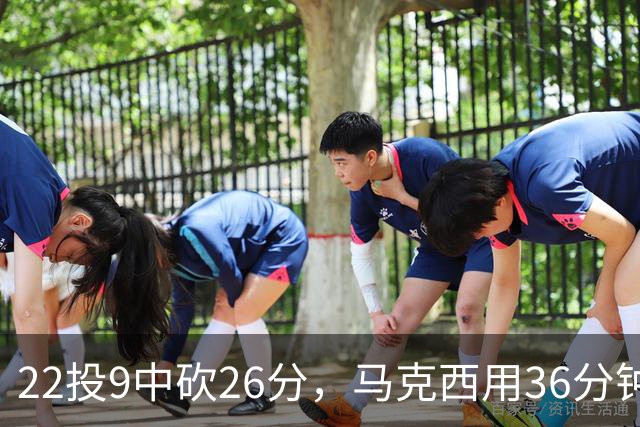 22投9中砍26分，马克西用36分钟稳住76人